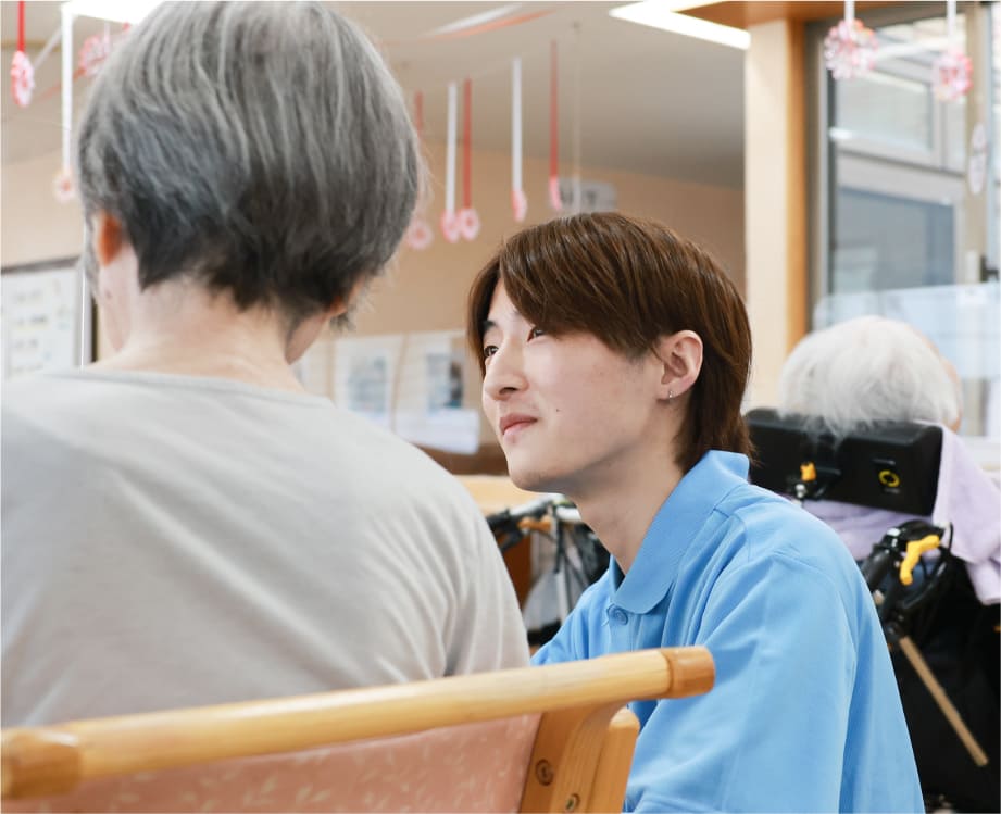 仕事中の渡部さん