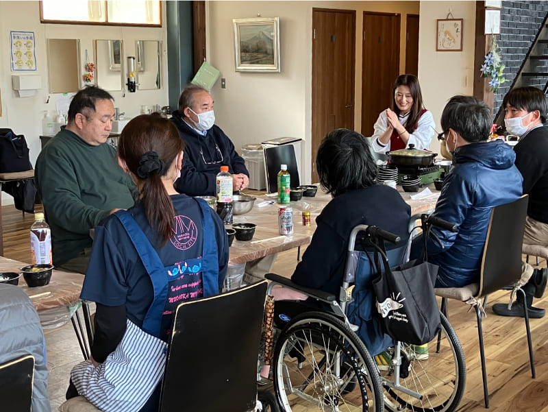 家メンカフェの様子