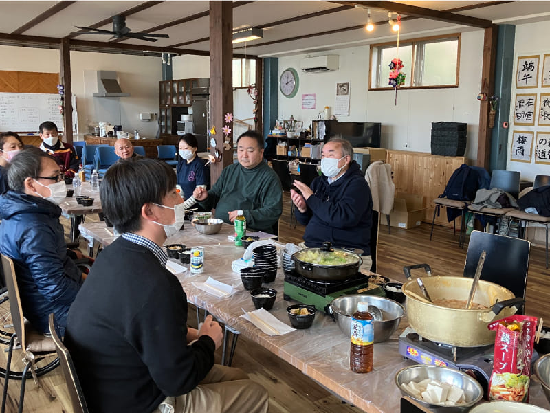 家メンカフェの様子