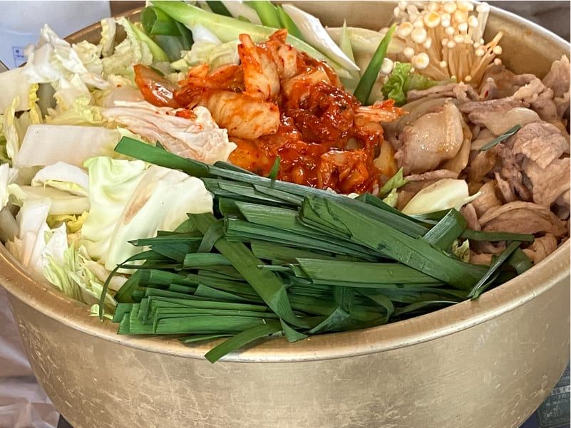 美味しそうなキムチ鍋