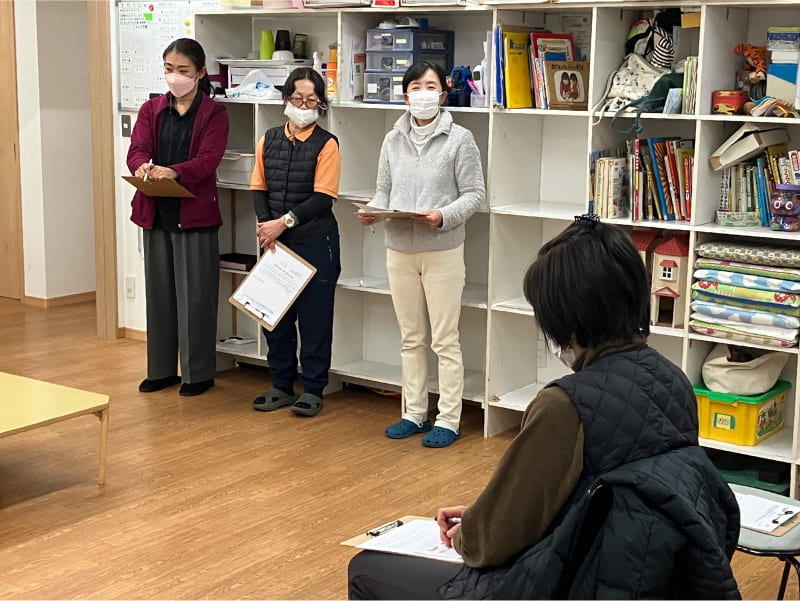 登録ヘルパー会議の様子