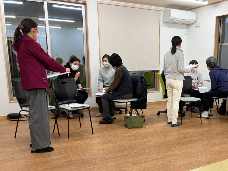 登録ヘルパー会議の様子