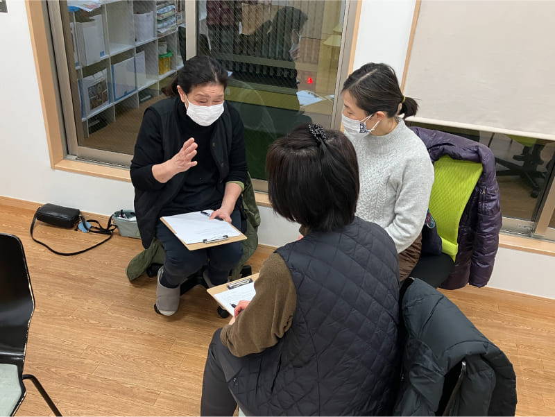 登録ヘルパー会議の様子